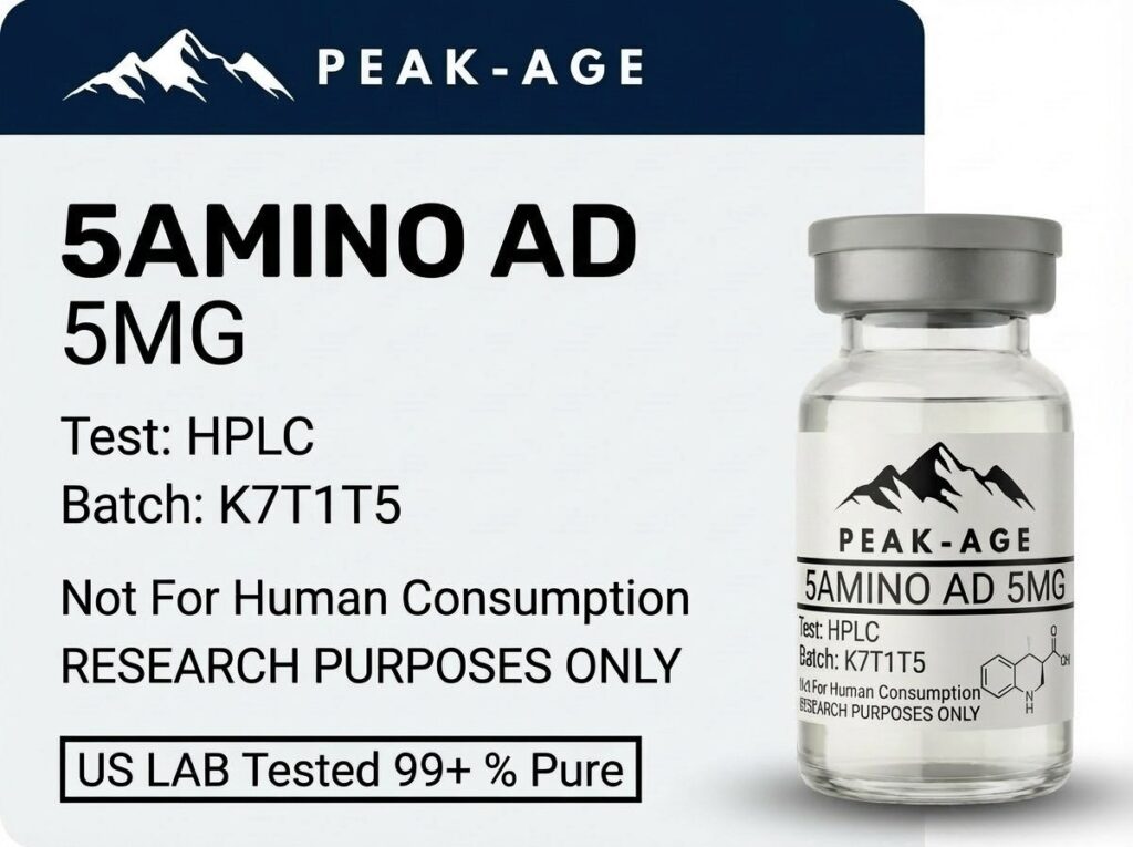 5-AMINO AD 5mg vial – Peak-Age research compound