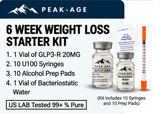 6 WEEK GLP3-R  20MG WEIGHT LOSS STARTER KIT