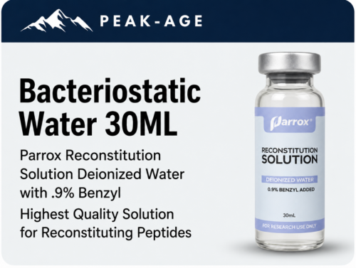 BAC WATER Bacteriostatic Water 30ML Parrox Brand