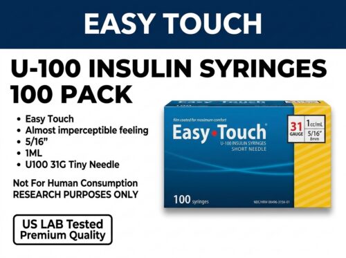 Easy Touch Syringes 100 Pack Bulk Box
