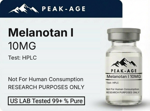 Peak-Age Melanotan I 10MG research peptide vial